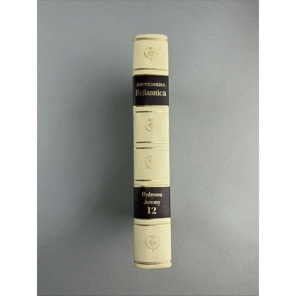 Vintage Encyclopedia Britannica Replacement Volume 12 Gold Hydrozoa Jeremy